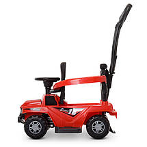 Каталка толокар 2в1 Bambi M 4231L-3 (музика, світлові ефекти, батьківська ручка, сидіння шкіра), фото 5