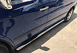 Бічні пороги труби D60 на Mercedes-benz Vito W638 1996-2003 Пороги труба з проходом для Мерседес-Бенц Віто, фото 7