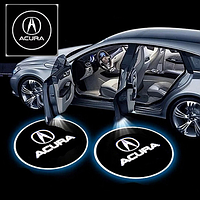 Подсветка дверей автомобиля, проекция логотипа Acura