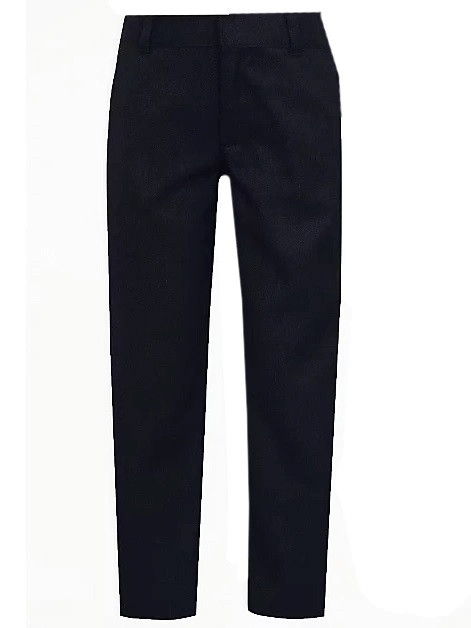 Штани в школу для хлопчика класичні костюмні George чорні Slim leg, розміри 122-146