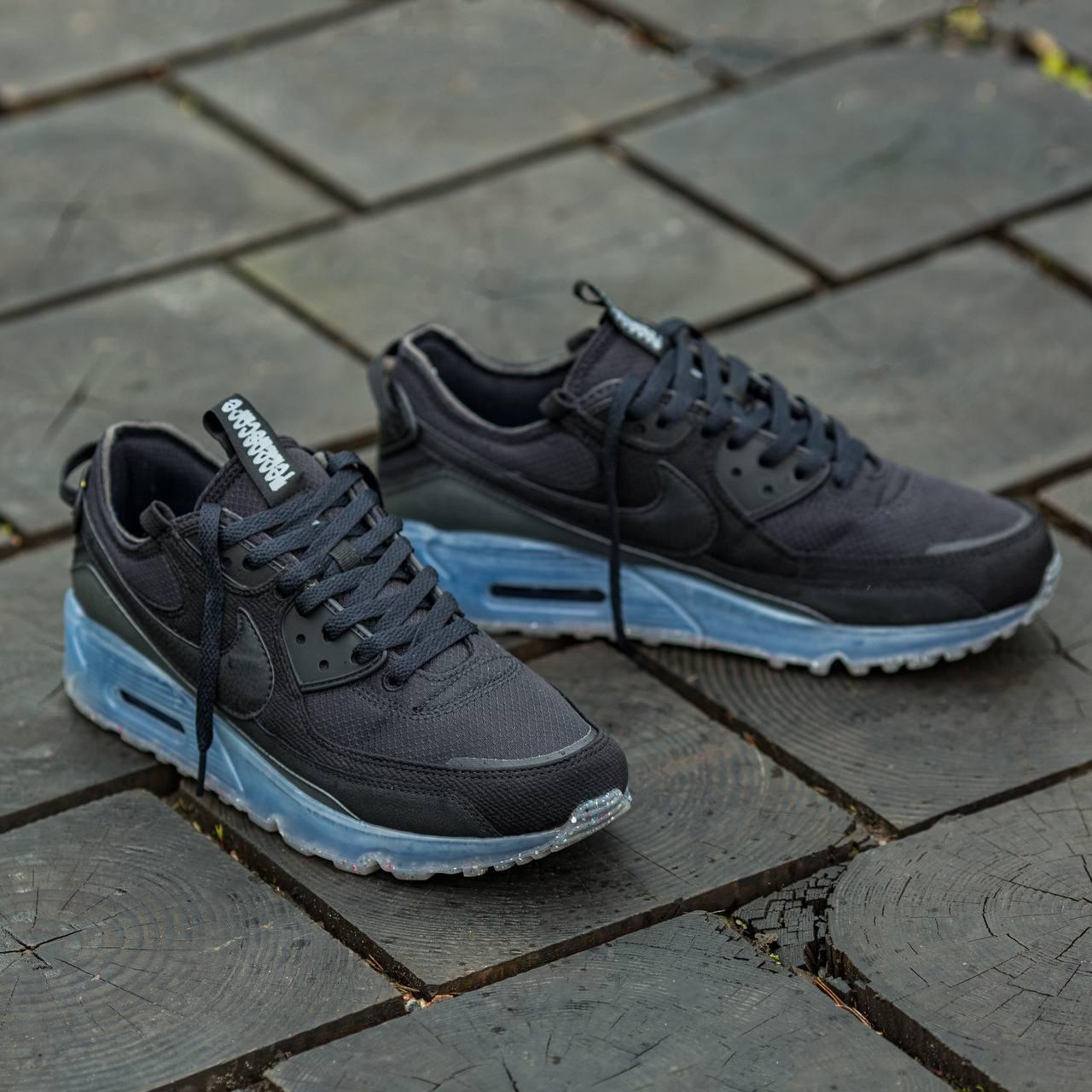 Кросівки чоловічі чорні Nike Air Max 90 x Terrascape Black Blue (11819)