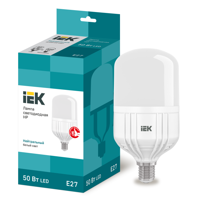 Лампа LED HP 50Вт 230В 4000К E27