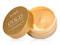 Гидрогелевые патчи под глаза с золотым комплексом +5 Petitfee Gold Hydrogel Eye Patch, 60шт Корея