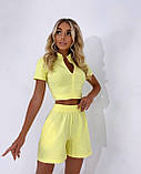 Жіночий літній костюм топ + шорти новинка 2023, фото 3