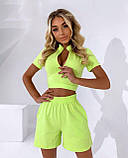 Жіночий літній костюм топ + шорти новинка 2023, фото 5