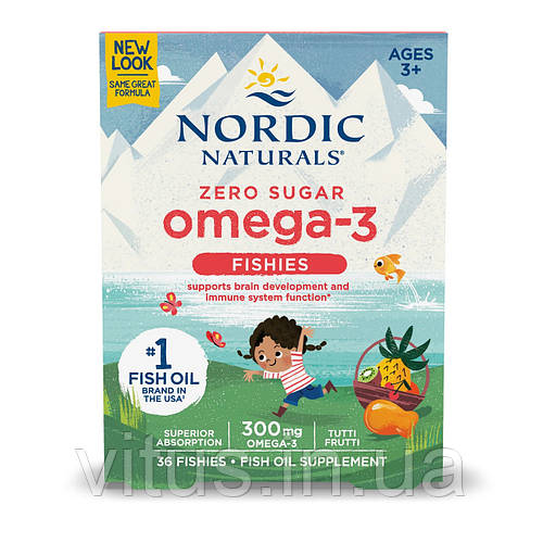 Купить Рыбий жир Омега-3 рыбки для детей Nordic Omega-3 Jellies Nordic ...