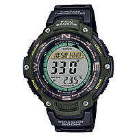 Часы наручные  Casio SGW-100-3A компас термометр