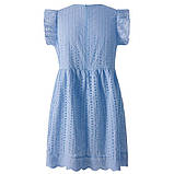 Сукня жіноча літня бавовняна з мереживом. Сарафан із прошви легкий на літо Плаття(білий), фото 7