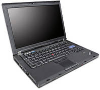 Ноутбук Lenovo ThinkPad T61- Intel-C2D-T8300-2,4GHz-4Gb-DDR2-100Gb-HDD-W14-DVD-R-(B)- Б/В