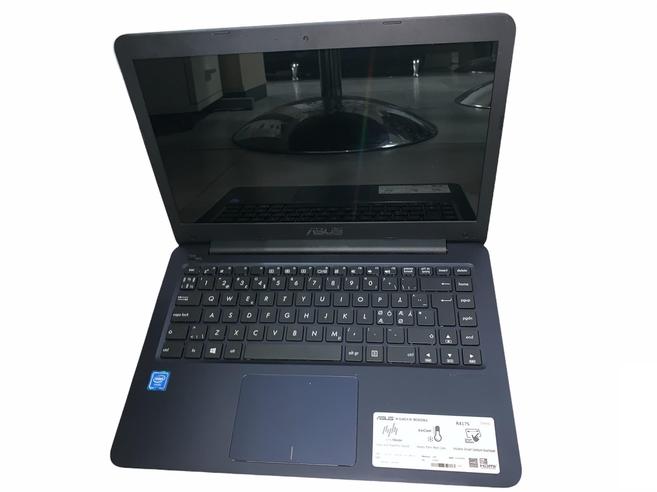 Ноутбук ASUS R417M-Intel Celeron N2840-2.16GHz-2Gb-DDR3-500Gb-HDD-W14-Web-(B) Без декоративної заглушки Б/В, фото 1