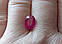 Рубін  3.77 Ct. 9.9 x 7.1 x 5.4 mm, фото 7