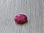 Рубін натуральний 1.84 Ct. 9 x 7 x 2.7 mm, фото 2
