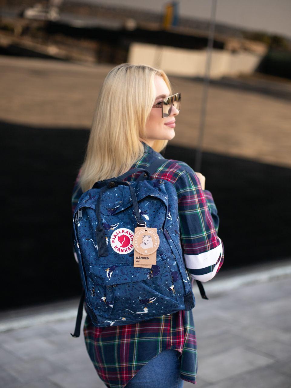 Kanken blue cheap fable