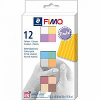 Набор пластики "Pastel Colours" 12х25г Fimo~#~Набір пластики “Pastel Colours“ 12х25г Fimo