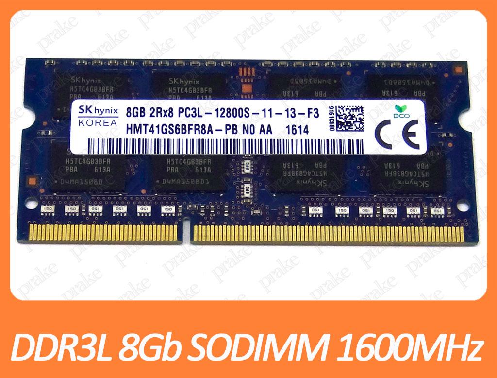 DDR3L 8GB 1600 MHz (PC3L-12800) SODIMM різні виробники