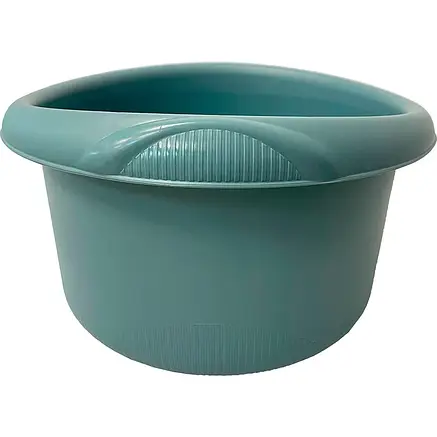 Таз пластмасовий господарський 15л круглий Eurogold 90 00 15 California Green, фото 3