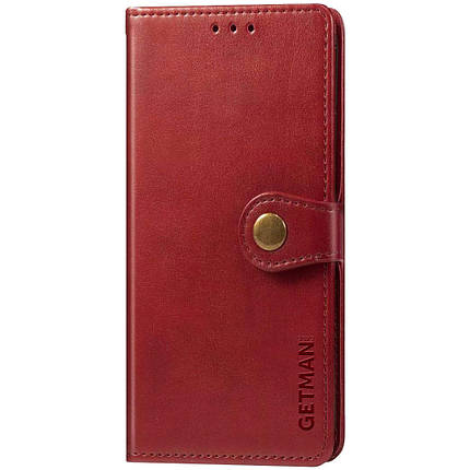 Чохол-книжка GETMAN Gallant на OPPO A17k червоний, фото 1