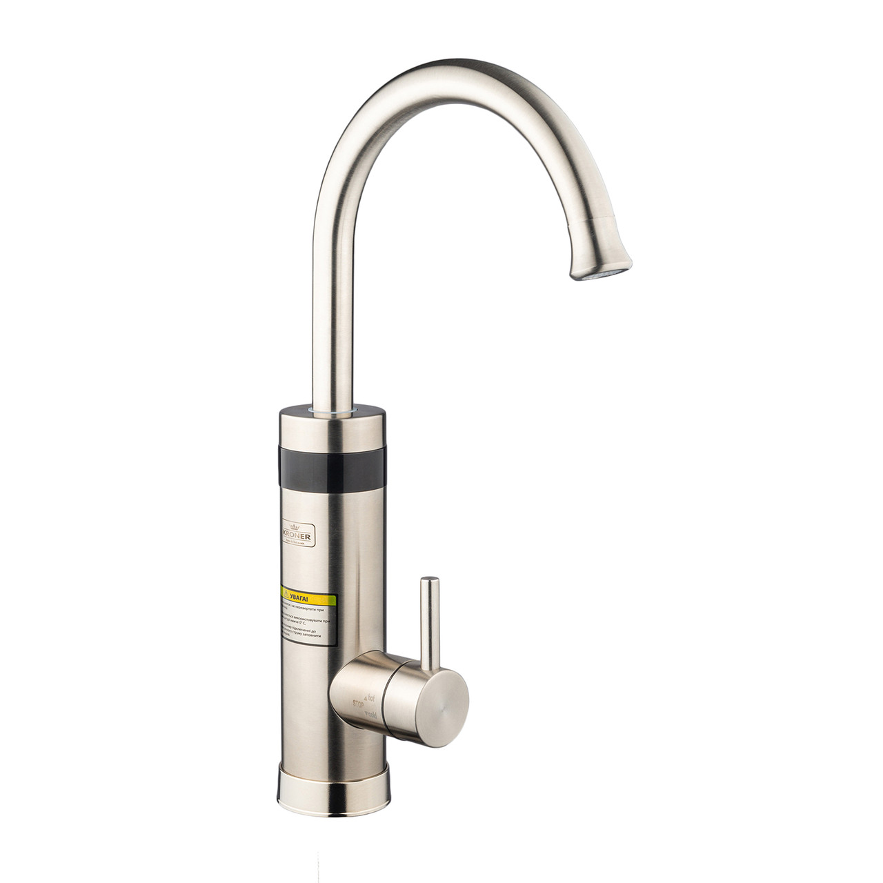 Водонагрівач води проточний з дисплеєм для кухні та ванни Kroner KRP Volt-ESG088