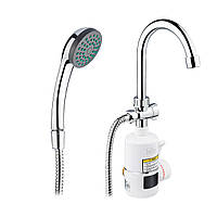 Водонагреватель воды проточный с дисплеем для ванны и кухни Kroner KRM Volt CW190WMDS