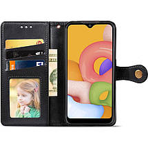 Чехол книжка GETMAN Gallant на OPPO A17k черный, фото 4