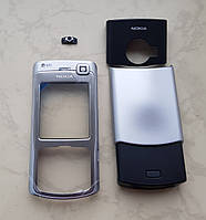 Корпус Nokia N70 (AAA)(Silver)(Full)(без клавиатуры)