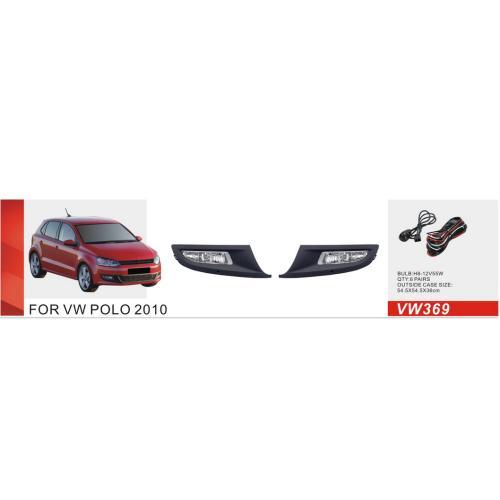 Фари дод.модель VW Polo 5 2010-14/VW-369/H8-12V35W/ел. дріт (VW-369)