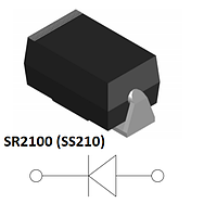 Диод SR2100 (SS210) 2A 100V