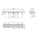 Трап лінійний Kroner KRP Harz L60 Löcher, фото 2