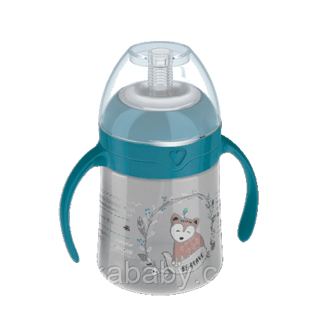 LOVI Моя перша кружка (поїлка) з трубочкою та обтяжувачем 150 мл Indian Summer, фото 1