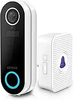 Winees Бездротовий відеодверний дзвінок із інтелектуальною відеокамерою HD 1080P, внутрішній дверний дзвінок
