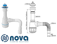 Сифон NOVA 40мм (Нова) для кухонной мойки 1060