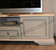 Тумба під телевізор Вайт РТВ2S 530х1200х445мм ясен сніговий+ сосна срібна Гербор, фото 4