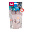 LOVI Моя перша кружка (поїлка) з трубочкою та обтяжувачем JUNIOR 350 мл Lovely Girl, фото 6