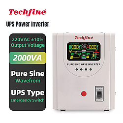 1600 Вт Інвертор живлення UPS 2000VA ДБЖ Techfine HB2024
