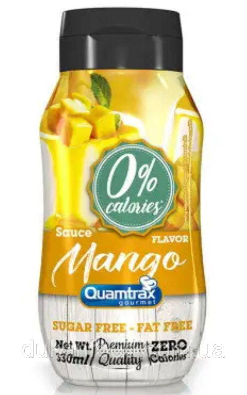 Низькокалорійний соус без цукру "Манго", Quamtrax, 330 мл