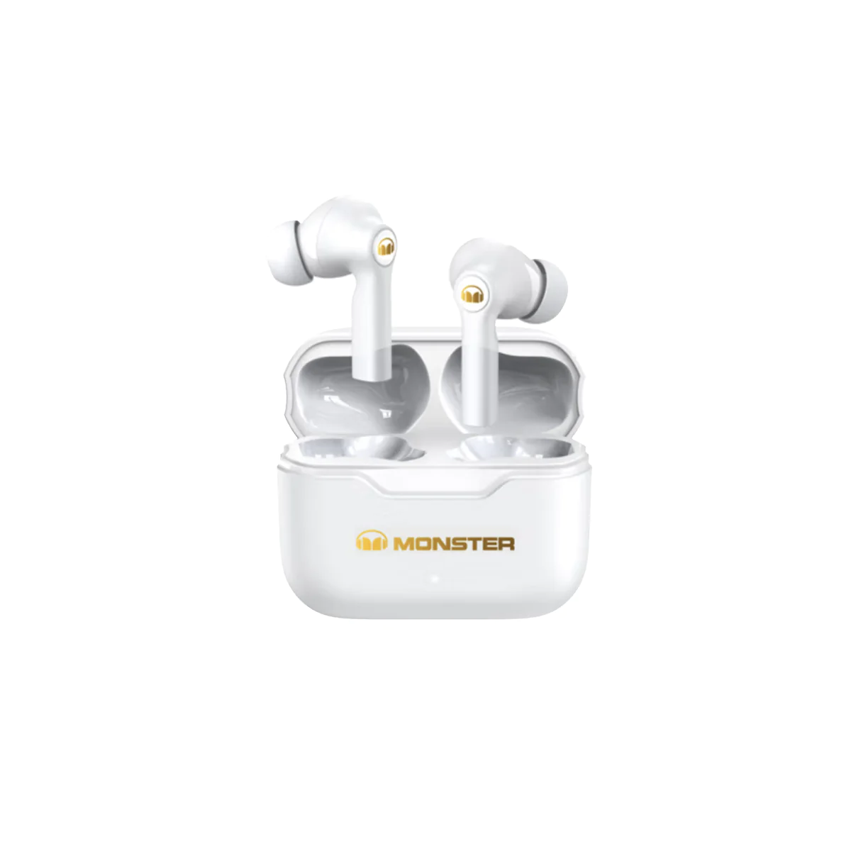 Наушники Bluetooth Monster XKT02 Wireless Bluetooth 5.1 Gaming earbuds 300mAh  white