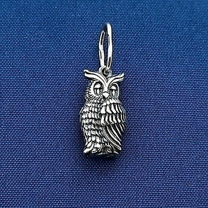 Срібний кулон Сова - підвіска зі срібла 925 проби