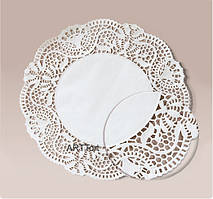 Серветка ажурна паперова 30 см