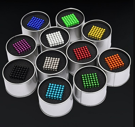 Неокуб NeoCube Головоломка Магнітні кульки 2 мм, 216 кульок, фото 1