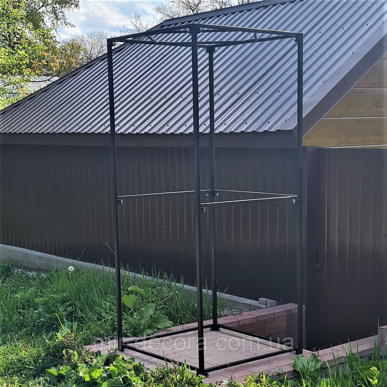 Душ літній каркас під душ туалет літній душ на дачу розбірний душ для дачі душова кабіна на вулицю, фото 1