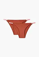 Набір з 2шт трусиків - бікіні Puma Women Bikini 2P Packed 935042-03 brown в розмірі XS та L