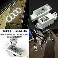 Audi A3 A4 A5 A6 A7 Q3 Q5 Q7 TT Штатная Led подсветка двери с логотипом