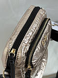 Сумка Jessica Simpson ОРІГІНАЛ нейлонова золота сумка, фото 5
