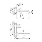 Змішувач прихованого монтажу для раковини Qtap Scorpio 3050105B, фото 2