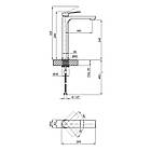 Змішувач для раковини Qtap Slavonice 1042H103B, фото 3