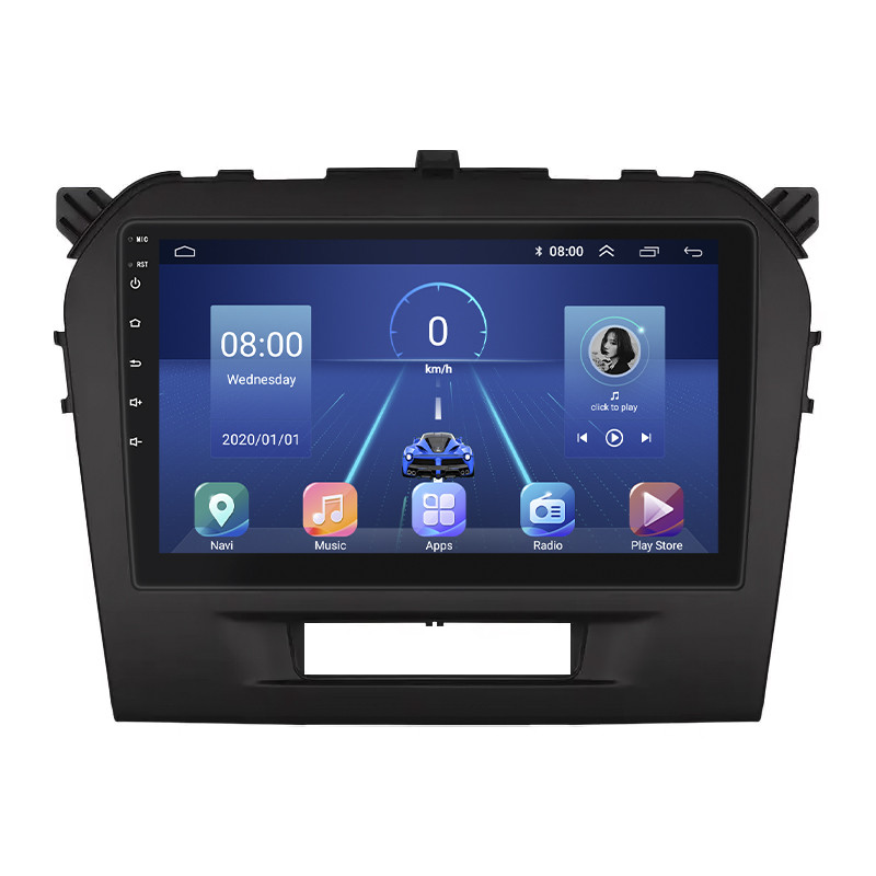 Штатна магнітола Lesko для Suzuki Vitara II 2014-2019 екран 9" 6/128Gb 4G Wi-Fi GPS Top Вітара