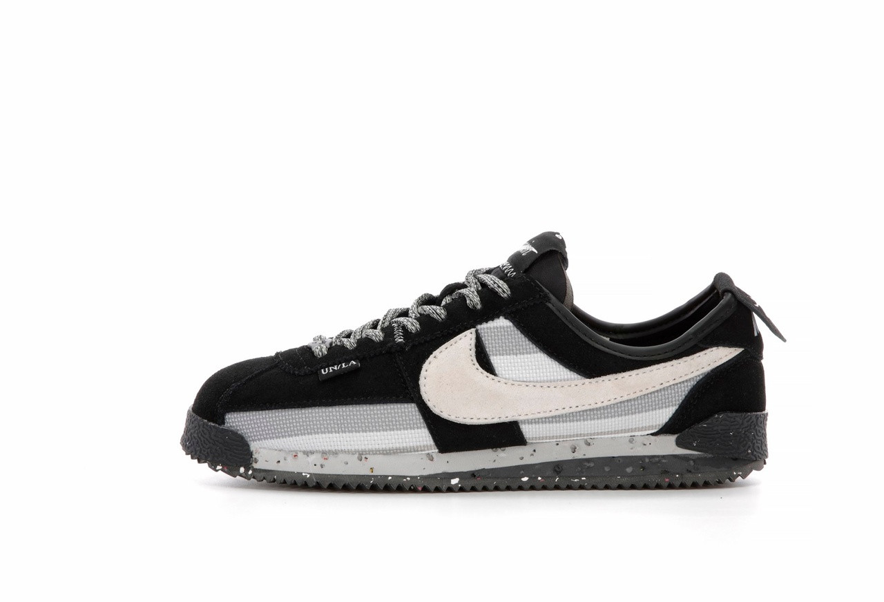 Чоловічі Кросівки Nike Cortez x Union L.A Black Gray / Найк Кортез Юніон ЛА Чорні з Сірим