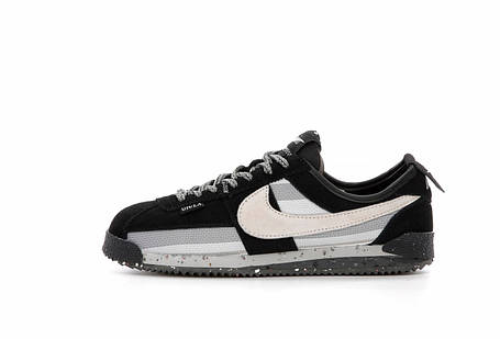 Чоловічі Кросівки Nike Cortez x Union L.A Black Gray / Найк Кортез Юніон ЛА Чорні з Сірим, фото 1