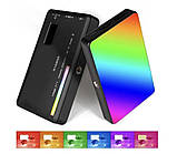 Відеосвітло LED лампа Luxceo W140 RGB Накамерне світло, фото 9