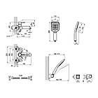 Білий змішувач для ванни Qtap Grand WCR 006 з перемиканням режиму поворотним дивертором, фото 2
